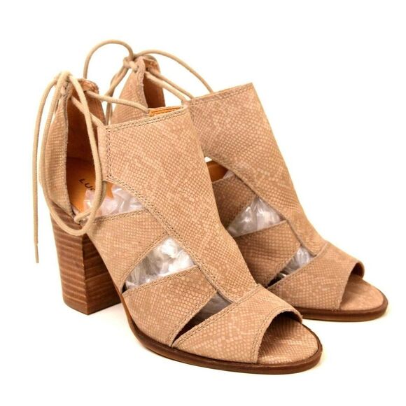 Lucky Brand Tan Heeled Sandals - Picture 2 of 12
